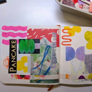 Collage sketchbook